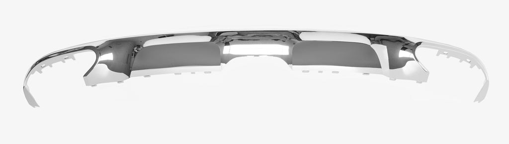Modanatura Spoiler Paraurti Posteriore-Cromata Mod. Amg Night Pack Per Mercedes Gle Class Coupe' (c292) (ME8321265)