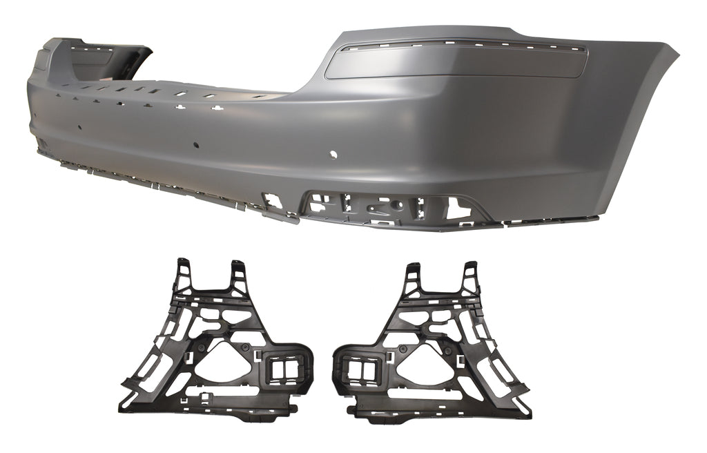 Paraurti Posteriore-Con Primer-Con Fori Pdc Per Mercedes Gl Class (x164) (ME8621061)