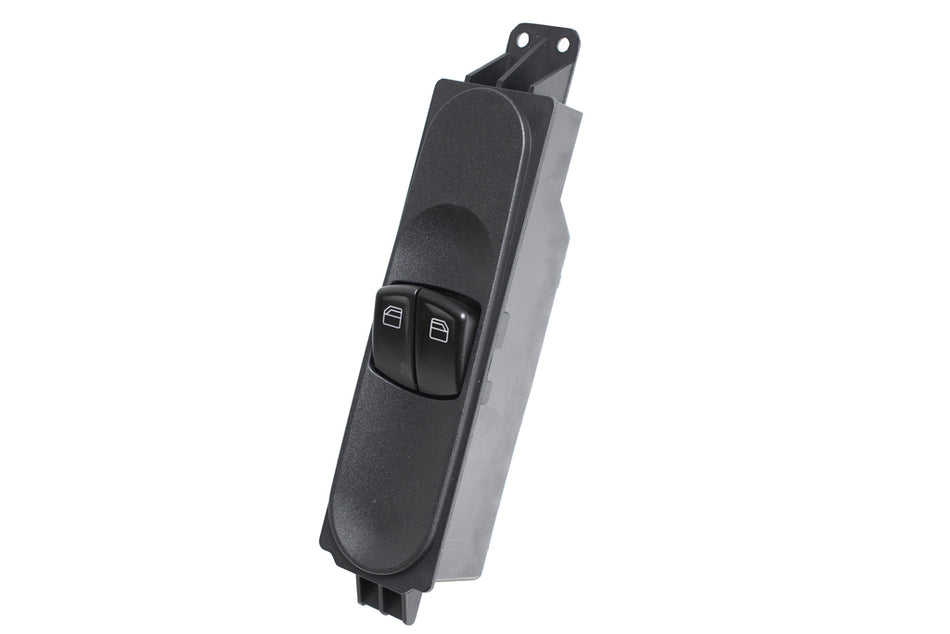 Pulsantiera Alzacristallo Porta Anteriore Sinistra-Nera-2 Interruttori-Senza Funzione Regolazione Retrovisori-7 Pins Per Mercedes V Class - Vito (w639) (ME909WS14)