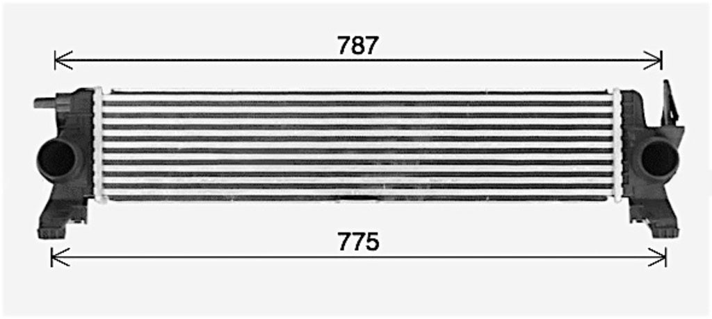 Intercooler Per Mercedes Vito (w447) (ME912N003)