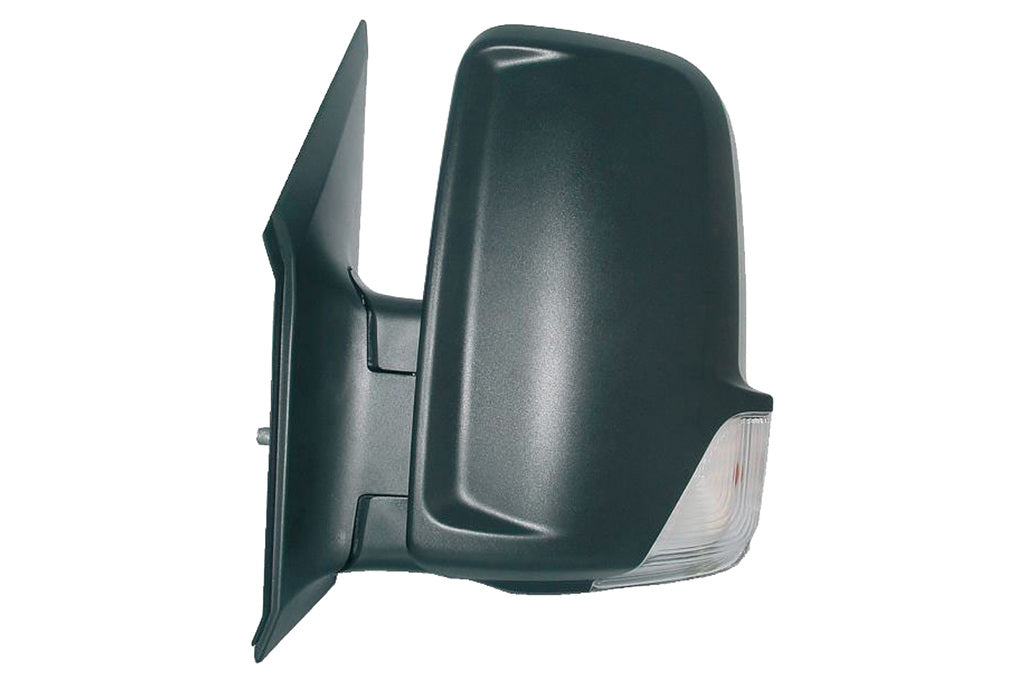 Retrovisore Sinistro-Manuale-Nero-Con Fanale-Convesso Per Mercedes Sprinter (ME9197004)