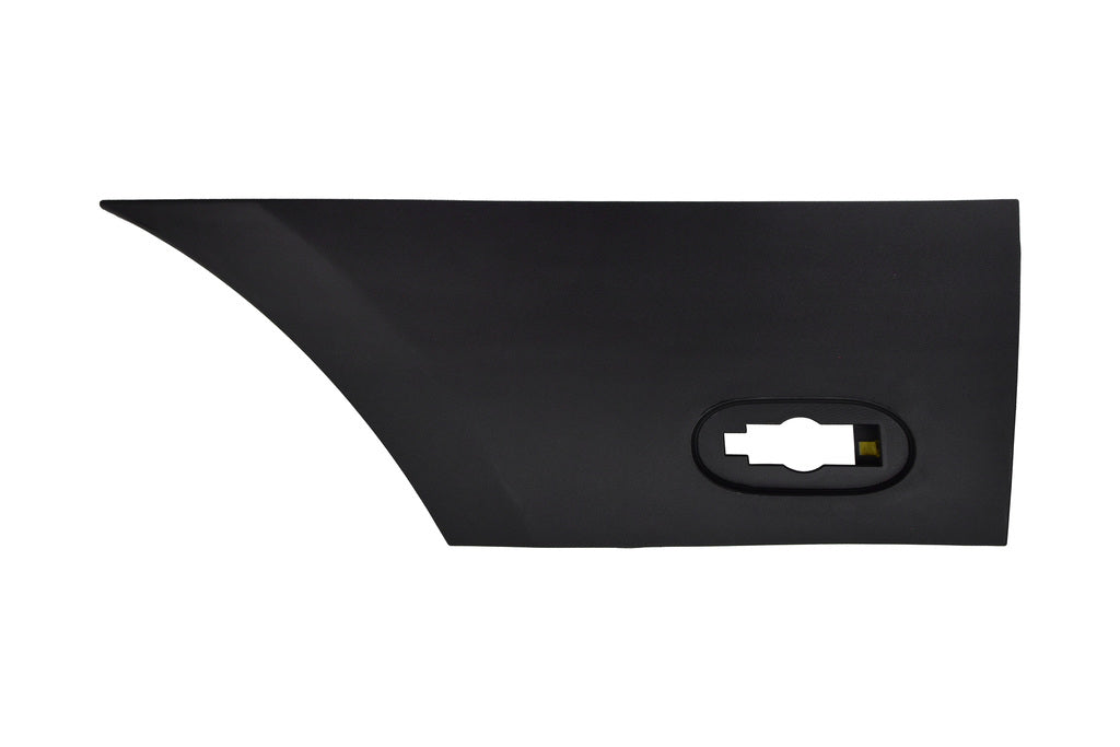 Modanatura Parafango Posteriore Sinistro-Parte Posteriore-Nera-Goffrata-Con Clips-Con Foro Luce Ingombro Mod. Passo Corto Per Mercedes Sprinter (ME9231474)