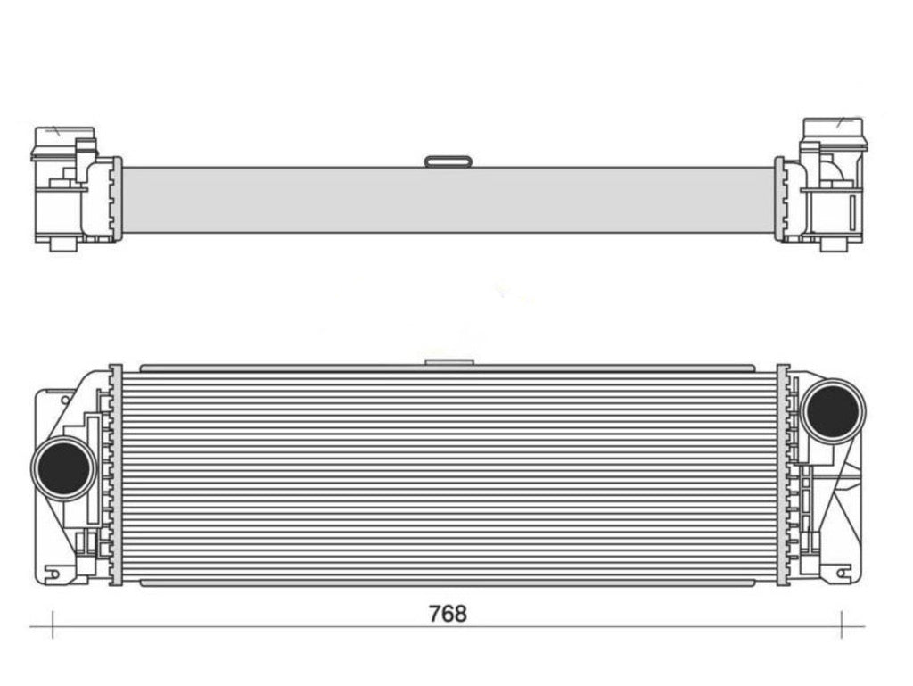 Intercooler Per Mercedes Sprinter (ME923N003)