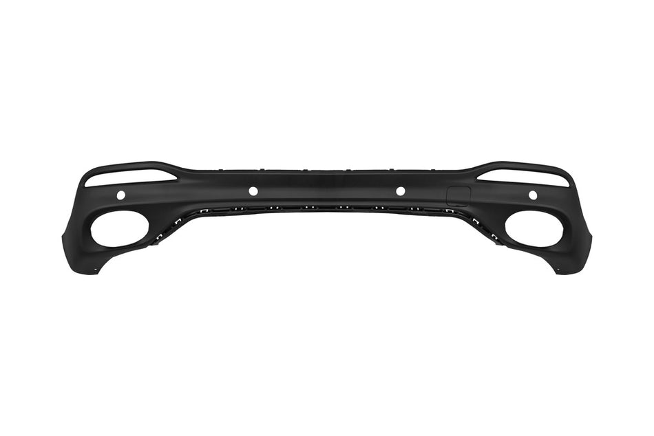 Spoiler Paraurti Posteriore-Nero-Goffrato-Con Tappo Coprigancio-Con Fori Pdc+kit Supporti (4 Pezzi) Per Mg Hs (MG5001861)