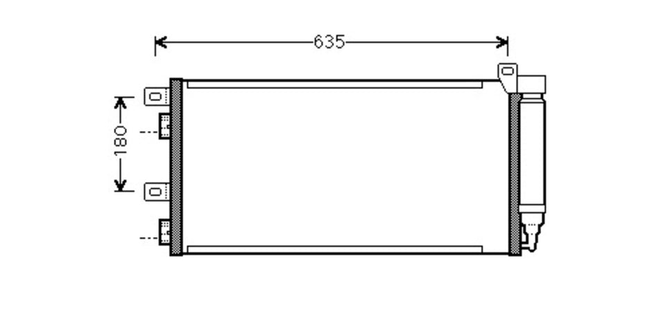 Condensatore Per Mini Mini (bmw) R50/r53/r52 (MN304C001)
