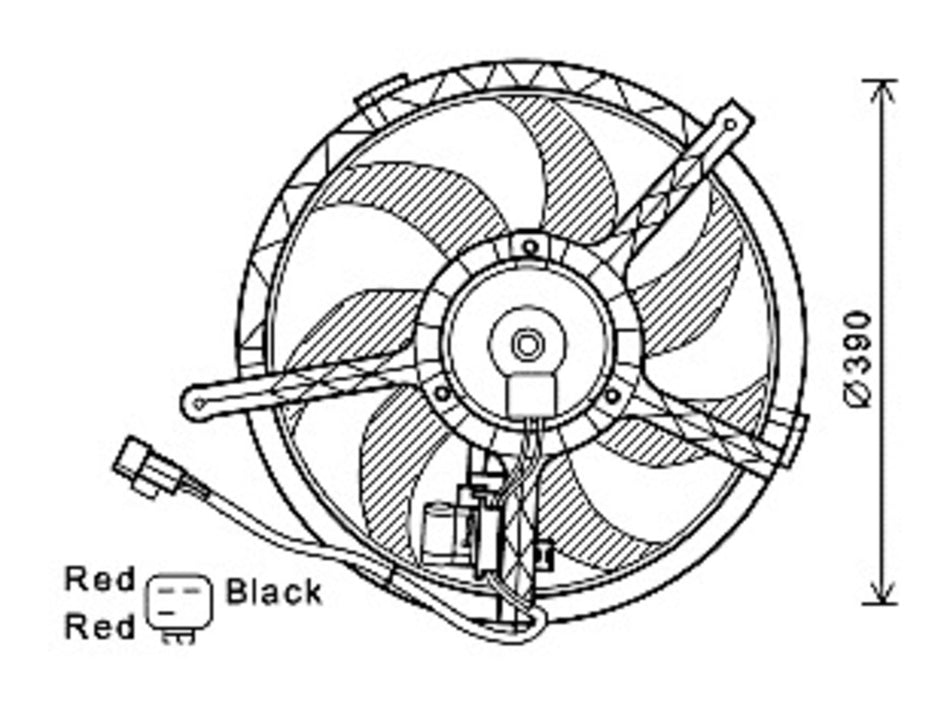 Ventola Per Mini Mini (bmw) R56/r57 (MN308F001)