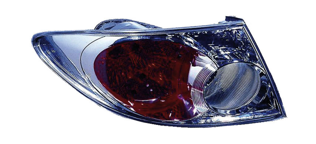 Fanale Posteriore Destro-Esterno-Senza Portalampada-Cromato Mod. 4 Porte Per Mazda 6 Gg/gy (MZ0494173)