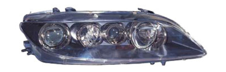 Proiettore Destro H1+h1+h3-Elettrico-Con Motore-Nero Per Mazda 6 Gg/gy (MZ0504913)