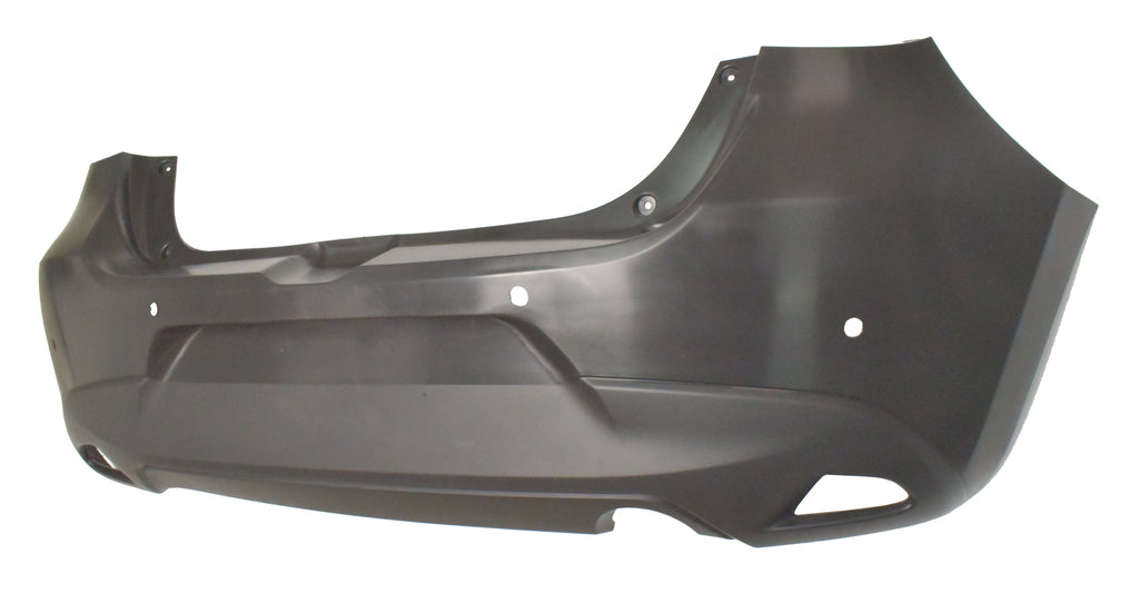 Paraurti Posteriore-Nero-Con Fori Pdc Per Mazda 2 (dj) (MZ3101061)