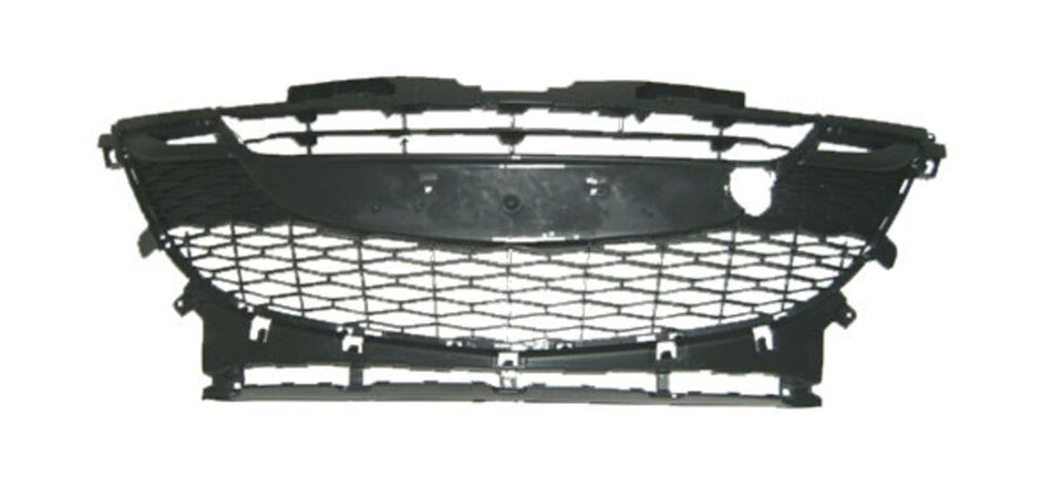 Griglia Paraurti Anteriore-Centrale-Nera Per Mazda 3 (bl) (MZ3302120)