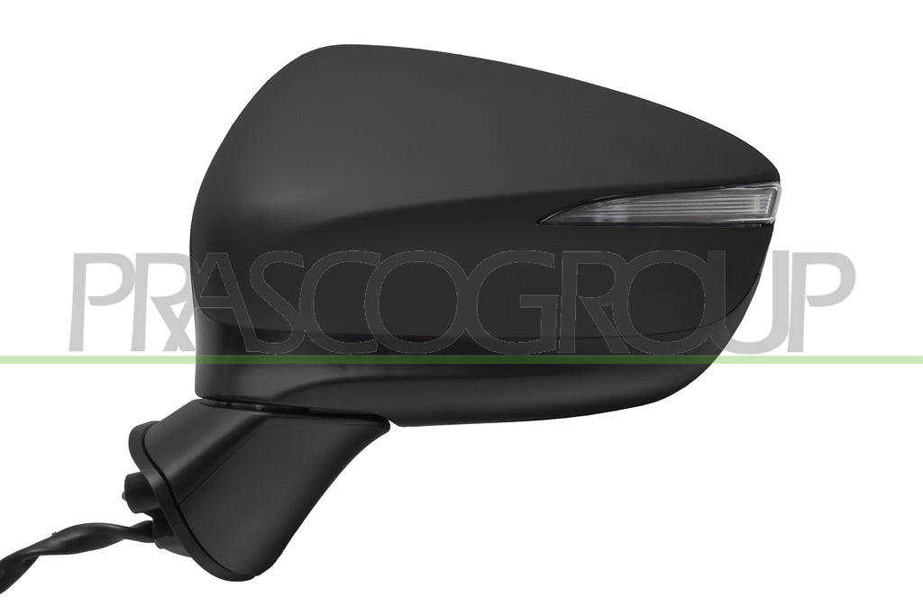 Specchietto Retrovisore Sinistro Elettrico Nero con Fanale con BLIS Asferico 6 Pins Per Mazda Cx3 dal 2015 al 2018 (MZ6027304)