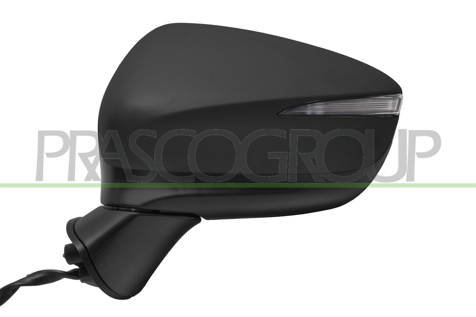 Specchietto Retrovisore Sinistro Elettrico Nero Chiudibile con Fanale con BLIS Asferico 8 Pins Per Mazda Cx3 dal 2015 al 2018 (MZ6027344)