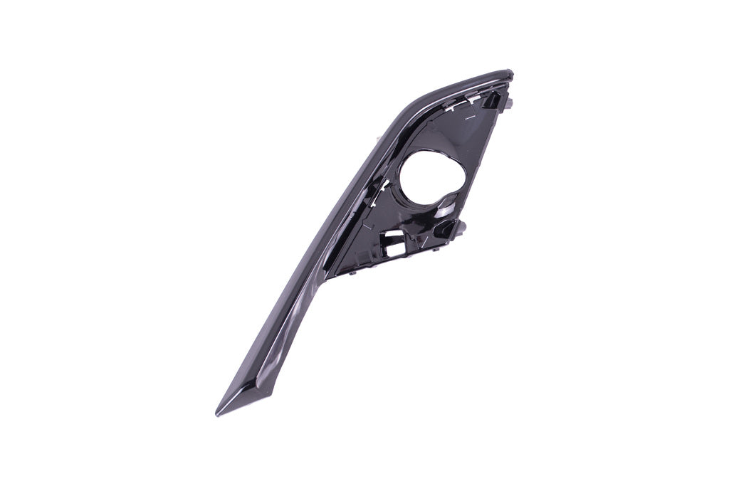 Griglia Destra Paraurti Anteriore-Interna-Nera-Lucida-Con Sede Fendi Per Mazda Cx3 (MZ6042123)