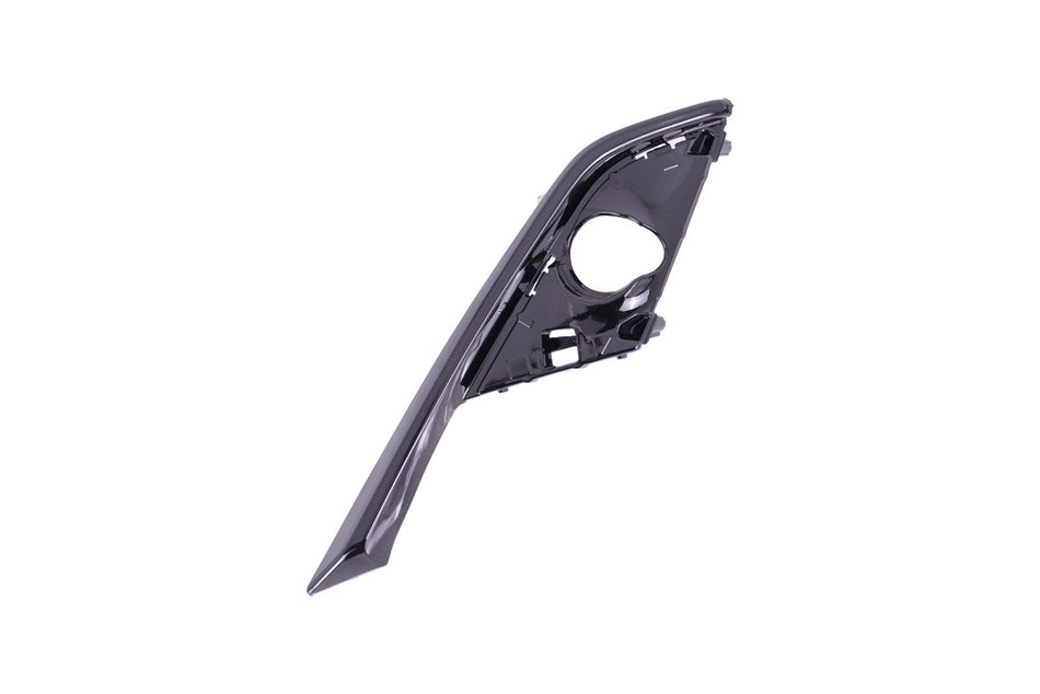 Griglia Destra Paraurti Anteriore-Interna-Nera-Lucida-Con Sede Fendi Per Mazda Cx3 (MZ6042123)