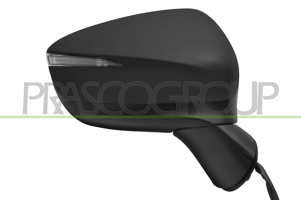 Specchietto Retrovisore Destro Elettrico Nero Chiudibile con Fanale con BLIS Convesso 8 Pins Per Mazda Cx5 (ke) dal 2015 al 2017 (MZ7047303)
