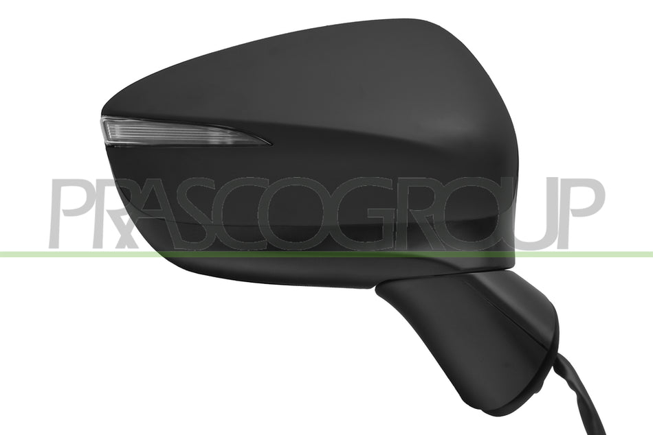 Specchietto Retrovisore Destro Elettrico Nero Termico Chiudibile con Fanale con BLIS Convesso 9 Pins Per Mazda Cx5 (ke) dal 2015 al 2017 (MZ7047323)