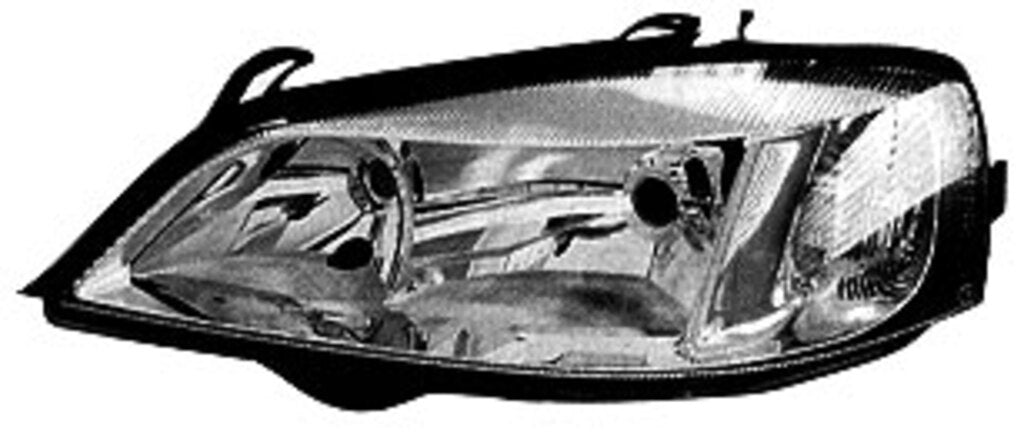 Proiettore Sinistro H7+hb3-Elettrico-Senza Motore-Nero Mod. > 01 Per Opel/vauxhall Astra G (t98) (OP0174826)