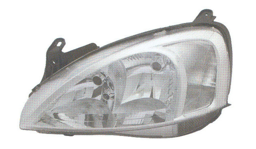 Proiettore Destro H7+h7-Elettrico Mod. > 06/02-Versione Valeo Per Opel/vauxhall Corsa (c) (OP0304903)