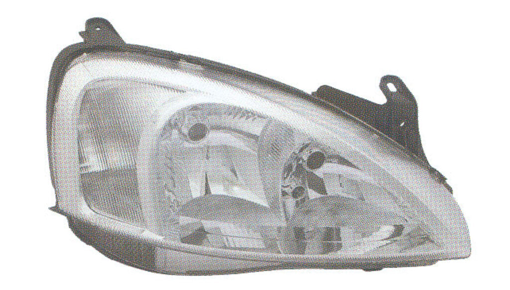 Proiettore Sinistro H7+h7-Elettrico-Con Motore-06/02-Versione A.l. Per Opel/vauxhall Corsa (c) (OP0304914)
