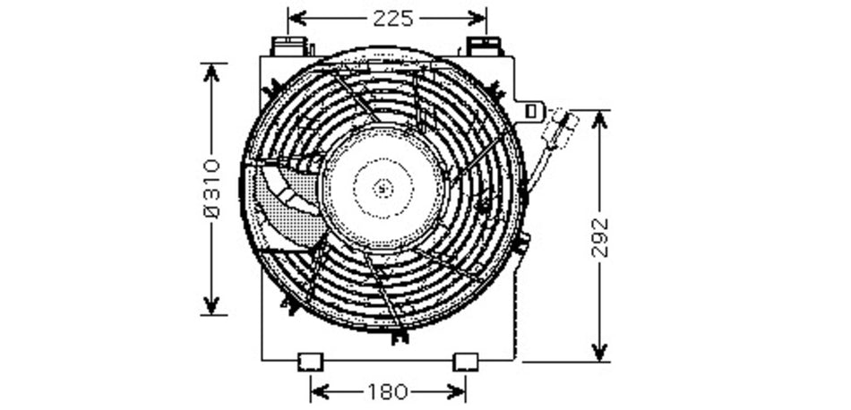 Ventola Per Opel/vauxhall Corsa (c) (OP030F002)