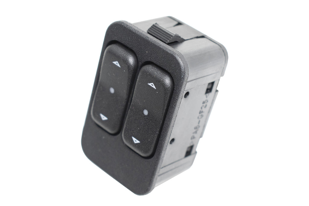 Pulsantiera Alzacristallo Porta Anteriore Sinistra-Nera-2 Interruttori-6 Pins Per Opel/vauxhall Corsa (c) (OP030WS04)