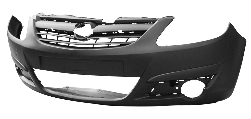 Paraurti Anteriore-Con Primer-Con Griglia Per Opel/vauxhall Corsa (d) (OP0341001)