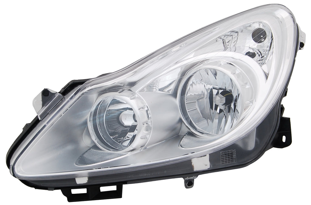 Proiettore Sinistro H1+h7-Elettrico-Cromato-Con Motore Per Opel/vauxhall Corsa (d) (OP0344902)