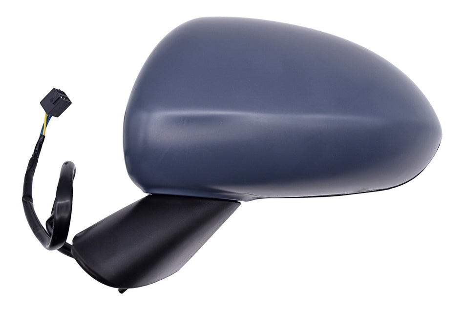 Retrovisore Sinistro-Elettrico-Con Primer-Con Braccio Nero-Asferico-3 Pins Per Opel/vauxhall Corsa (d) (OP0347214P)