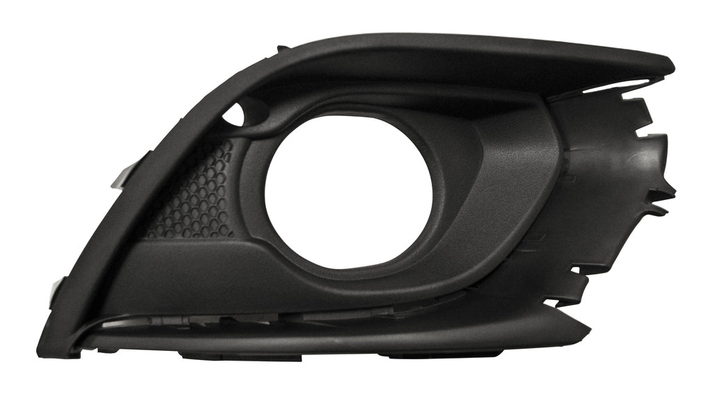 Griglia Destra Paraurti Anteriore-Nera-Goffrata-Con Fori Modanatura-Con Sede Fendinebbia Per Opel/vauxhall Corsa (e) (OP0362133)