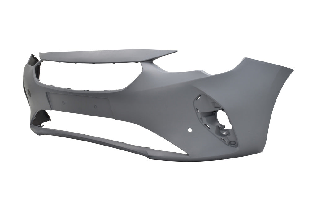 Paraurti Anteriore-Con Primer-Con Tappo Coprigancio-Con Fori Pdc+supporti-Con Tracce Park Assist Per Opel/vauxhall Corsa (f) (OP0381011AQ)