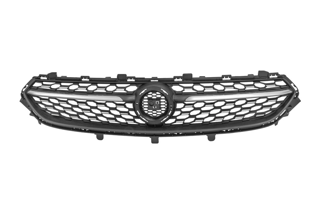 Griglia Radiatore-Nera-Goffrata-Con Modanatura Cromata-Con Inserti Cromati Per Opel/vauxhall Corsa (f) (OP0382001)