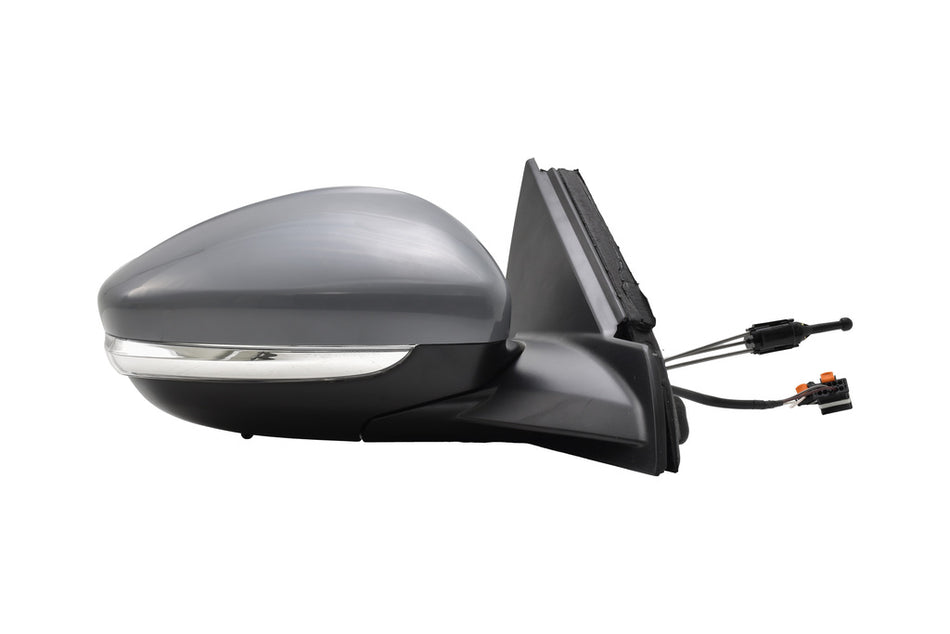 Retrovisore Destro-A Cavi-Con Primer-Con Fanale Lampadina 5w-Con Sonda-Convesso-4 Pins Per Opel/vauxhall Corsa (f) (OP0387113)