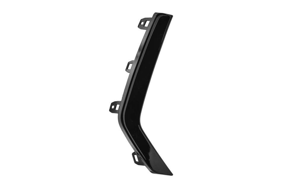 Modanatura Destra Paraurti Anteriore-Nera-Lucida Per Opel/vauxhall Corsa (f) (OP0401243)