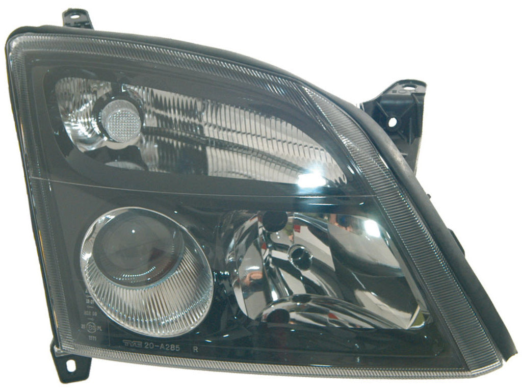 Proiettore Destro H7+h7-Elettrico-Parabola-Nera Per Opel/vauxhall Vectra C (OP0564813)