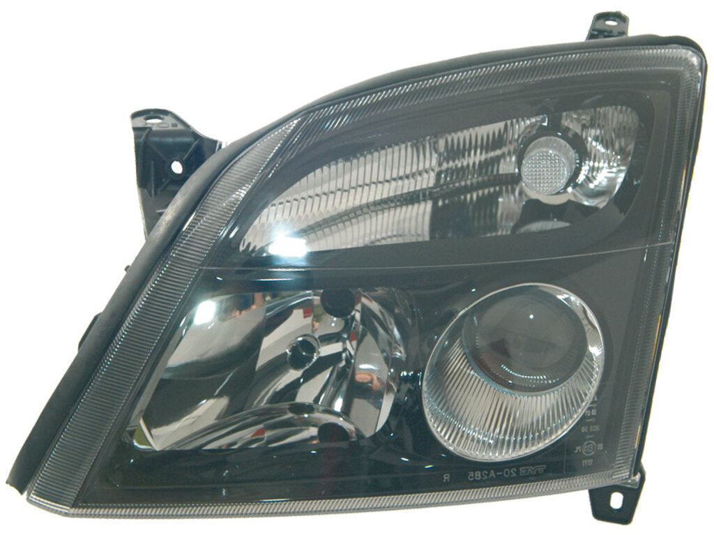 Proiettore Sinistro H7+h7-Elettrico-Parabola-Nera Per Opel/vauxhall Vectra C (OP0564814)