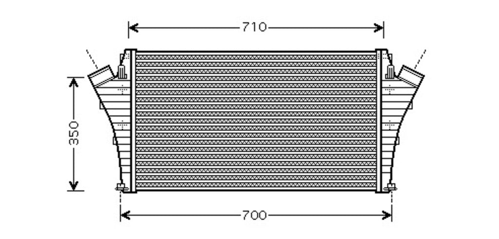 Intercooler Per Opel/vauxhall Vectra C (OP056N001)