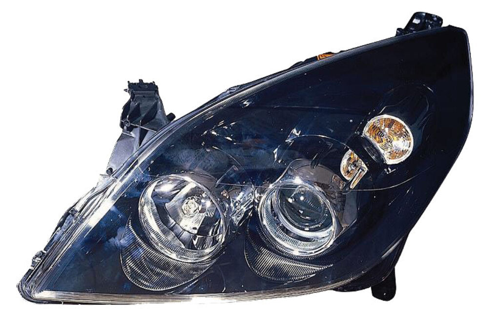 Proiettore Sinistro H7+h1-Elettrico-Con Motore-Nero Per Opel/vauxhall Vectra C (OP0584914)