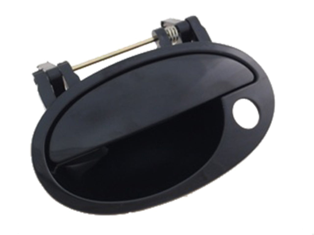 Maniglia Anteriore Sinistra-Esterna-Nera-Liscia-Con Foro Nottolino Per Opel/vauxhall Meriva (OP3508008)