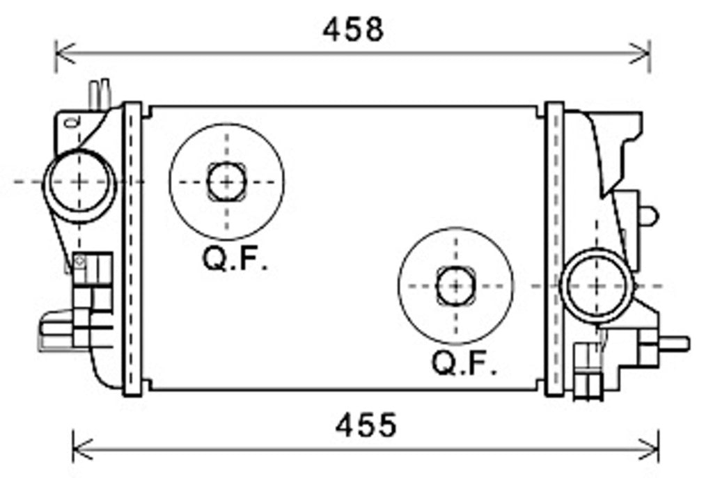 Intercooler Per Opel/vauxhall Meriva B (OP354N001)
