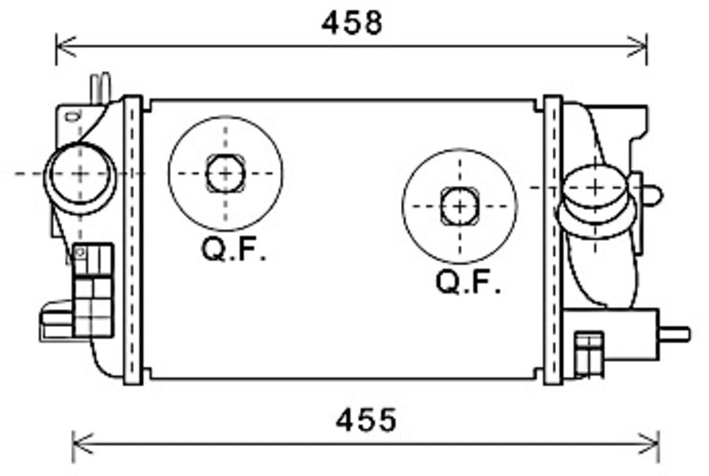 Intercooler Per Opel/vauxhall Meriva B (OP354N002)