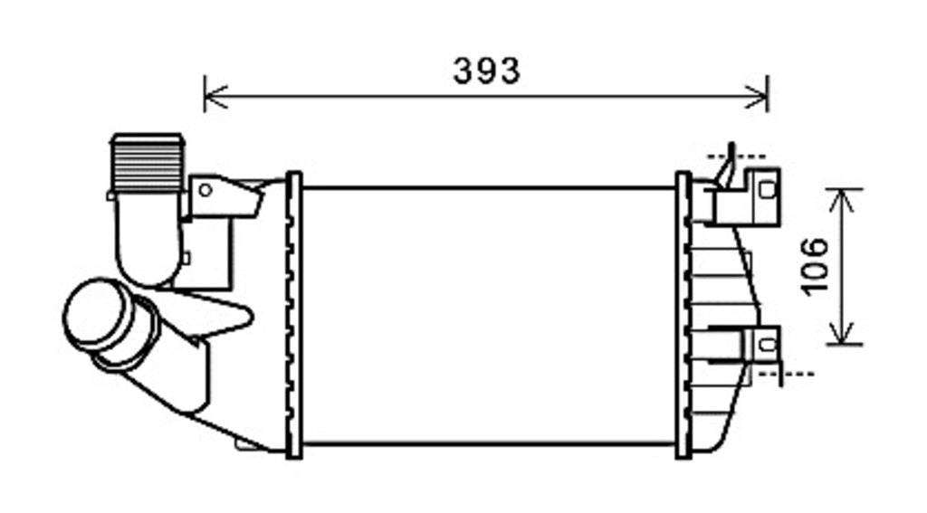 Intercooler Per Opel/vauxhall Astra H (a04) (OP410N003)