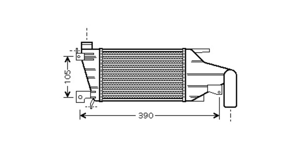 Intercooler Per Opel/vauxhall Astra H (a04) (OP410N004)