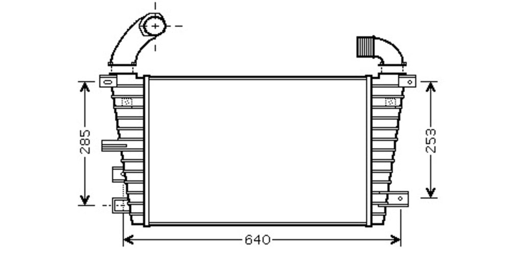 Intercooler Per Opel/vauxhall Astra H (a04) (OP410N005)