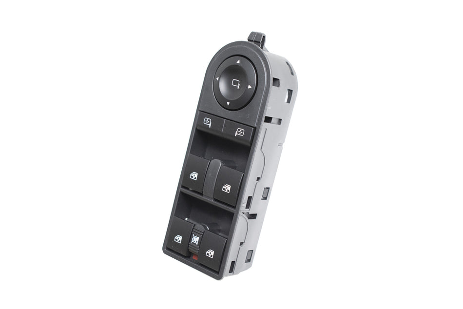 Pulsantiera Alzacristallo Porta Anteriore Sinistra-Nera-4 Interruttori-18 Pins Per Opel/vauxhall Astra H (a04) (OP410WS04)