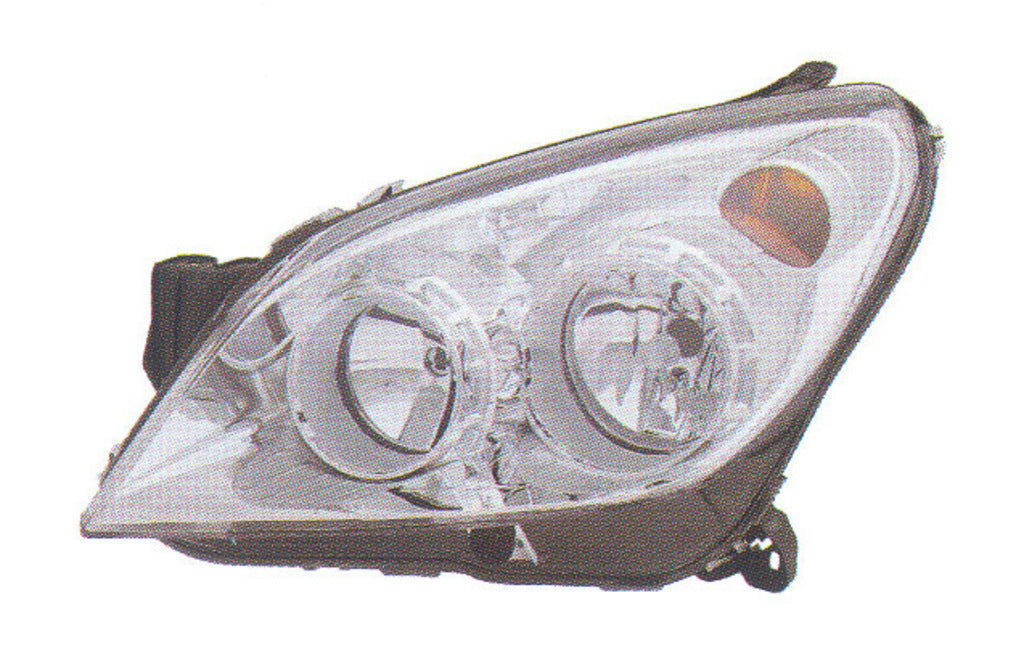 Proiettore Destro H1+h7-Elettrico-Con Motore-Cromato Per Opel/vauxhall Astra H (a04) (OP4144903)