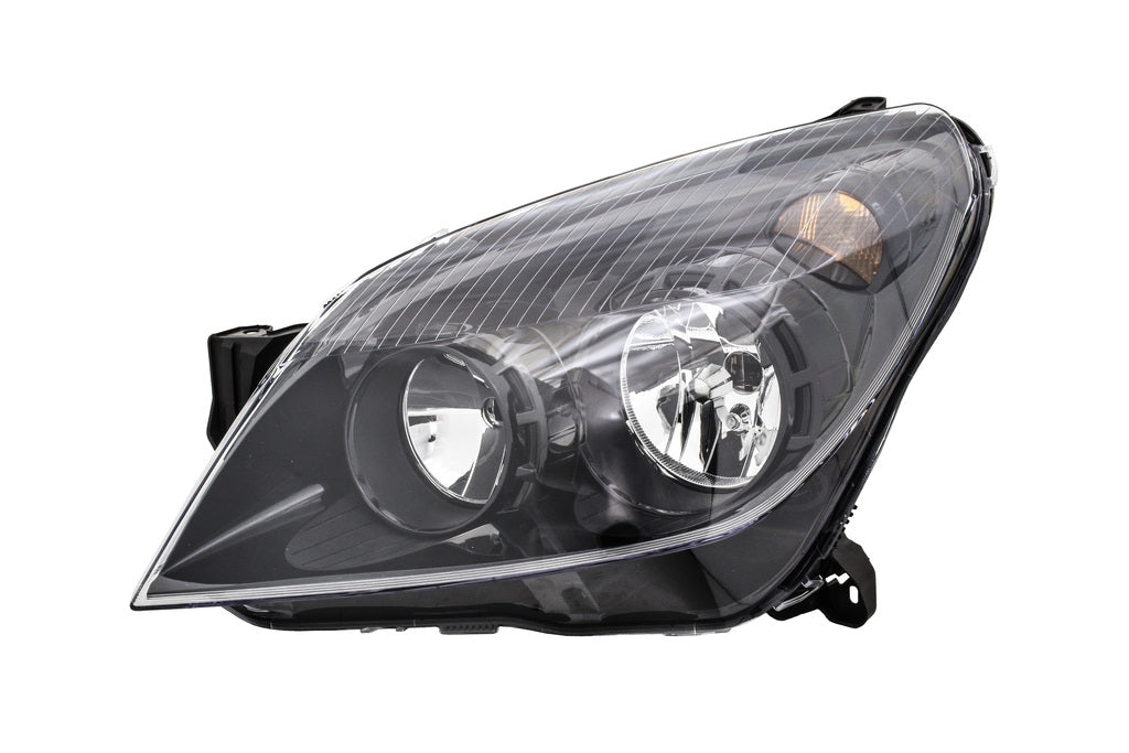 Proiettore Sinistro H1+h7-Elettrico-Con Motore-Nero Per Opel/vauxhall Astra H (a04) (OP4144916)