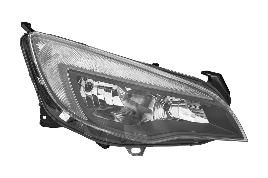 Proiettore Destro H7+h7-Elettrico-Con Motore-Nero Per Opel/vauxhall Astra J (p10) (OP4184925)