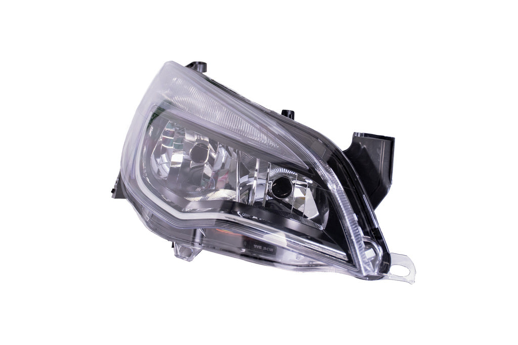Proiettore Destro H7+h7-Elettrico-Con Motore-Con Bordo Cromato Per Opel/vauxhall Astra J (p10) (OP4184933)