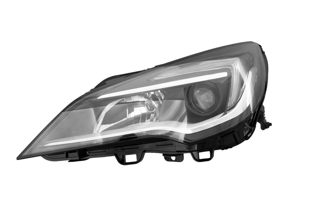 Proiettore Sinistro H1+h7-Elettrico-Con Motore-Nero-Led Per Opel/vauxhall Astra K (b16) (OP4204904)