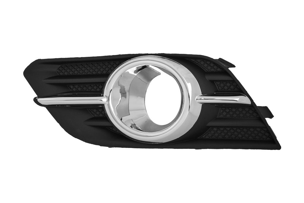 Griglia Sinistra Paraurti Anteriore-Nera-Con Sede Fendi-Con Modanatura Cromata Per Opel/vauxhall Mokka (OP7002134)